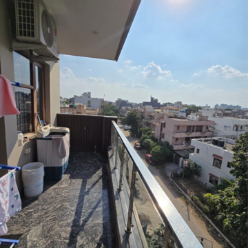 Balcony in 3.5 BHK Builder Floor at Sector 23 – for Rent
