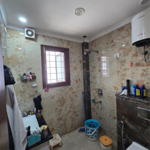 Bathroom in 3.5 BHK Builder Floor at Sector 23 – for Rent