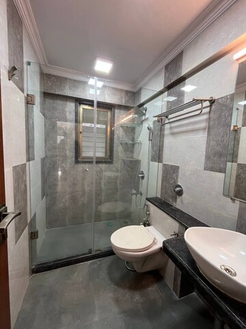 Bathroom in 3 BHK Apartment at Bandra West – for Rent