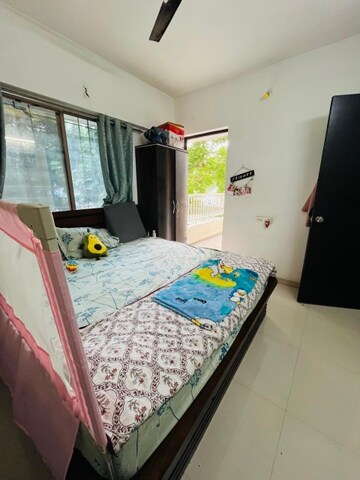 Bedroom in 2 BHK Apartment at Pride Silver Crest, Wakad – for Rent