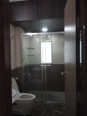 Bathroom in 2.5 BHK Apartment at DB Woods, Goregaon East – for Rent