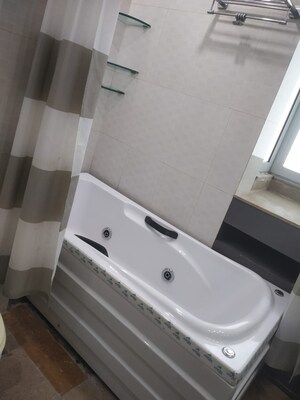 Bathroom in 2.5 BHK Apartment at DB Woods, Goregaon East – for Rent