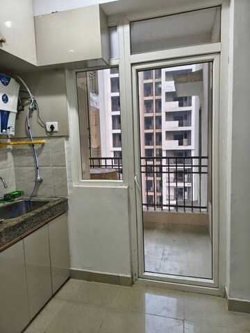 Balcony in 3 BHK Apartment at Ajnara Le Garden, Sector 16b Greater Noida – for Rent