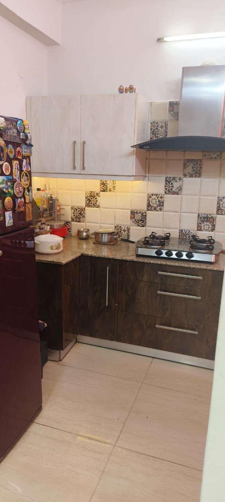 Kitchen, dhakoli 3 Bedroom 1800 Sq.Ft. Apartment In Dhakoli Zirakpur 9432110