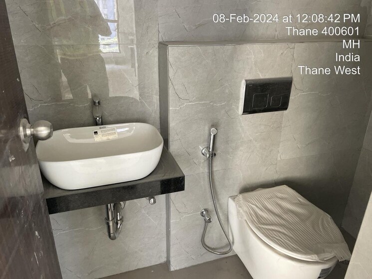 Bathroom, raymond-ten-x-habitat 1 Bedroom 420 Sq.Ft. Apartment In Pokhran Road No Two Thane 9431924