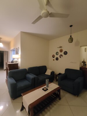 Living Room in 3.5 BHK Apartment at Sobha City Casa Paradiso, Nagareshwara – for Rent