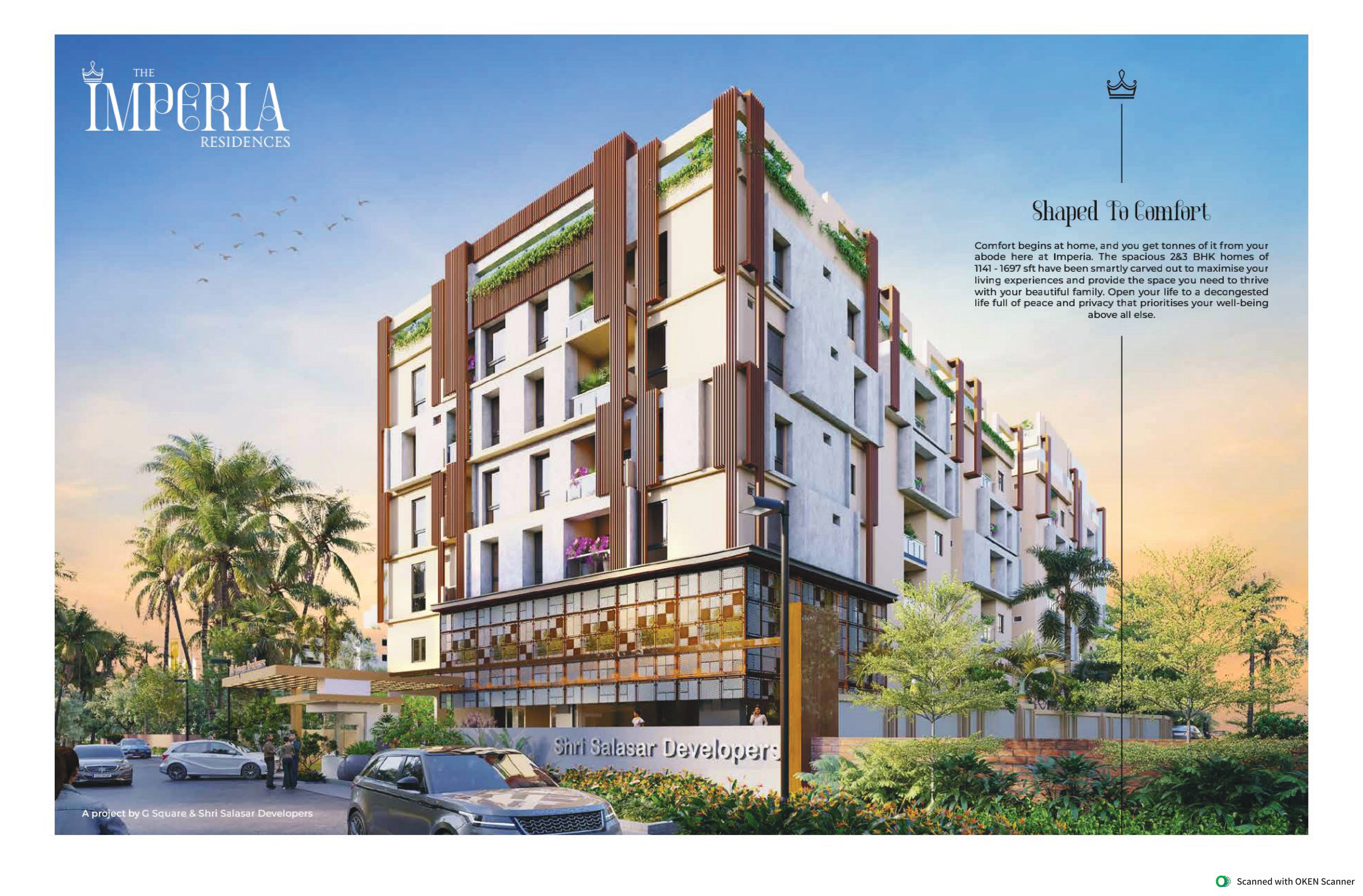 2 BHK + Pooja Room Apartment For Sale in Narsingi