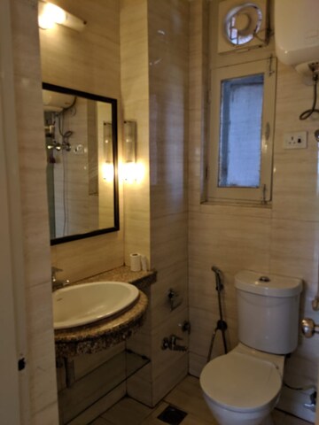 Bathroom in 3.5 BHK Apartment at Mayur Vihar Phase 1 Extension – for Sale