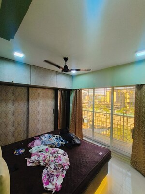 Master Bedroom in 1 BHK Apartment at Strawberry The Address, Mira Road East – for Rent