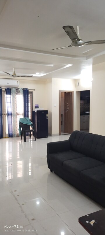 Living Room in 3 BHK Apartment at Pavani Laxmi Nivas, Madhapur – for Rent