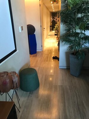 Living Room in 3 BHK Apartment at Lodha World Crest, Worli – for Rent