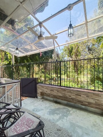 Balcony in 3 BHK Builder Floor at RWA Hauz Khas Block C 5, Hauz Khas – for Rent