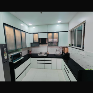 Kitchen in 3 BHK Apartment at Rachna Lifestyle Bella Casa, Veerabhadra Nagar – for Sale