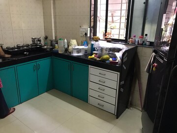 Kitchen in 2 BHK Apartment at Group Seven Rushi Heights, Goregaon East – for Rent