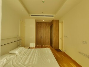 Bedroom in 2 BHK Apartment at Bhartiya Leela Residences, Thanisandra Main Road – for Rent