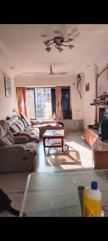 Living Room in 3 BHK Apartment at New India Grace Luxuria, Malad West – for Rent