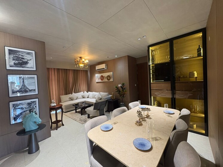 Dining area, high ground 3 Bedroom 1995 Sq.Ft. Apartment In High Ground Zirakpur 9432572