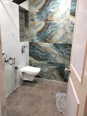 Bathroom in 1 BHK Apartment at RNA Regency Park, Kandivali West – for Rent