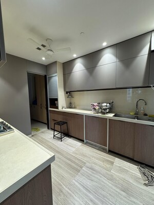 Kitchen in 2 BHK Apartment at Lodha The World Towers World One Tier 3 Trinity, Worli – for Rent