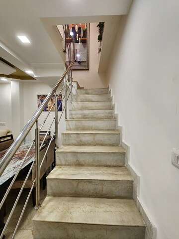 Staircase in 4 BHK Builder Floor at Malviya Nagar – for Sale