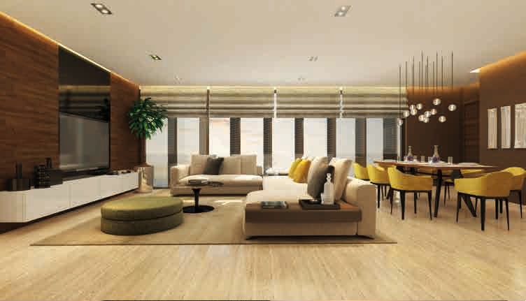 3 BHK + Servant Room Apartment For Rent in Bkc