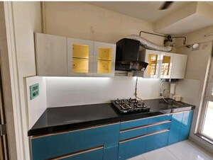 Kitchen in 3 BHK Apartment at Godrej Emerald, Ghodbunder Road – for Rent
