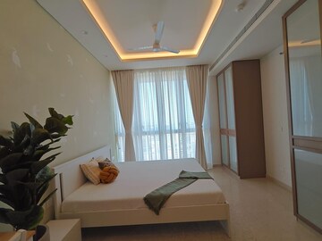 Living Room in 3 BHK Apartment at Bandra Kurla Complex – for Rent