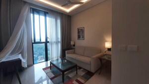 Living Room in 3 BHK Apartment at Bandra Kurla Complex – for Rent