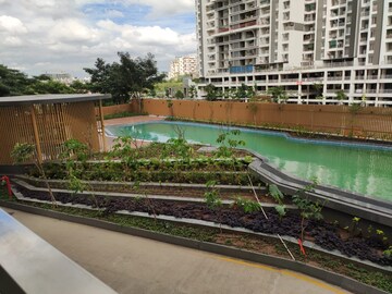 Balcony in 3 BHK Apartment at Kohinoor Courtyard One, Wakad – for Rent