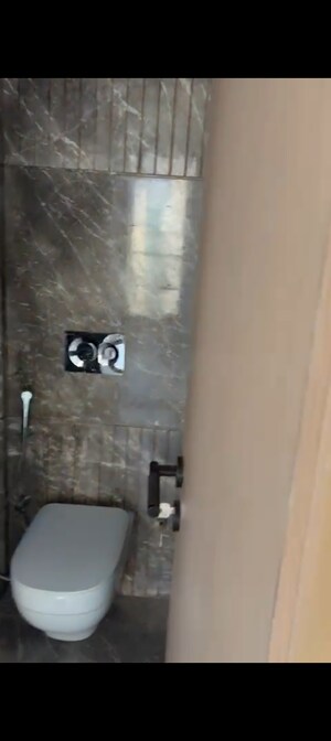 Bathroom in 3 BHK Apartment at Dheeraj Izaara, Khar West – for Rent