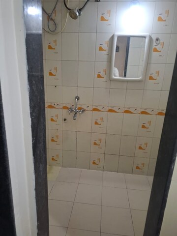 Bathroom in 2 BHK Apartment at Geeta Gold Fusion, Kharadi – for Rent