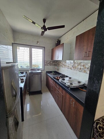 Kitchen in 3 BHK Apartment at Shanti Green Palms, Ghansoli – for Rent