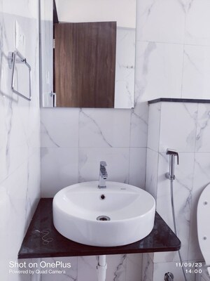 Bathroom in 2 BHK Apartment at Majestique Towers, Kharadi – for Rent