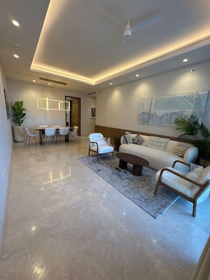 Living Room in 3 BHK Apartment at Bandra Kurla Complex – for Rent