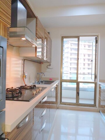 Kitchen in 3 BHK Apartment at Bandra Kurla Complex – for Rent