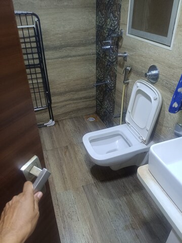 Bathroom in 2 BHK Apartment at Romell Umiya Grandeur, Goregaon East – for Rent