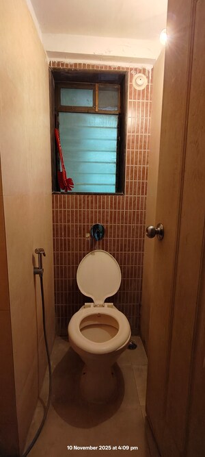 Bathroom in 1 BHK Apartment at Shubh Kamana CHS, Bhandup East – for Rent