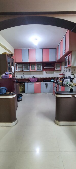 Kitchen in 3 BHK Builder Floor at Btm Layout – for Rent