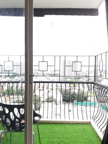 Balcony in 2.5 BHK Apartment at DLF Westend Heights New Town, Akshayanagar – for Sale