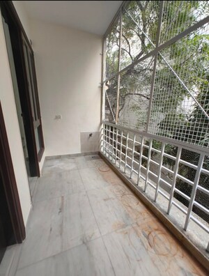 Balcony in 3.5 BHK Builder Floor at Kalkaji – for Rent