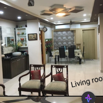 Living Room in 3 BHK Apartment at Khushi Classic, Jail Square – for Sale