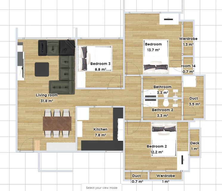 Master Plan, jangid-galaxy 3 Bedroom 866 Sq.Ft. Apartment In Ghodbunder Road Thane 9434628