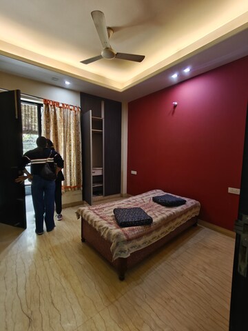 Living Room in 3 BHK Builder Floor at RBC II, Sushant Lok I – for Rent