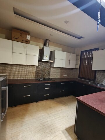 Kitchen in 3 BHK Builder Floor at Ansal Sushant Apartments, Sushant Lok I – for Rent