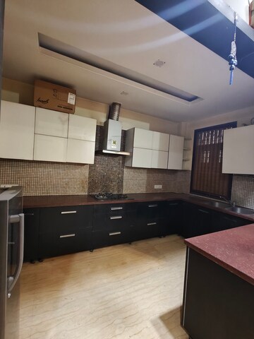 Kitchen in 3 BHK Builder Floor at Ansal Sushant Apartments, Sushant Lok I – for Rent