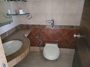 Bathroom in 3 BHK Apartment at Model Colony – for Rent