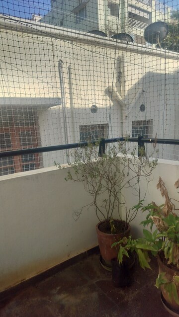 Balcony in 3 BHK Apartment at Jubilee Hills – for Rent