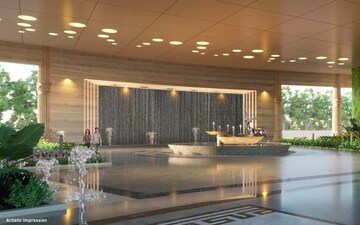 Living Room in 1 BHK Apartment at Paradise Sai Suncity, Ghot – for Sale