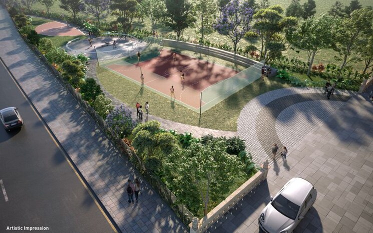 Swimming Pool, paradise-sai-suncity 1 Bedroom 434 Sq.Ft. Apartment In Ghot Navi Mumbai 9434805