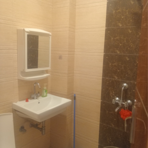 Bathroom in 1 BHK Builder Floor at Saket – for Rent